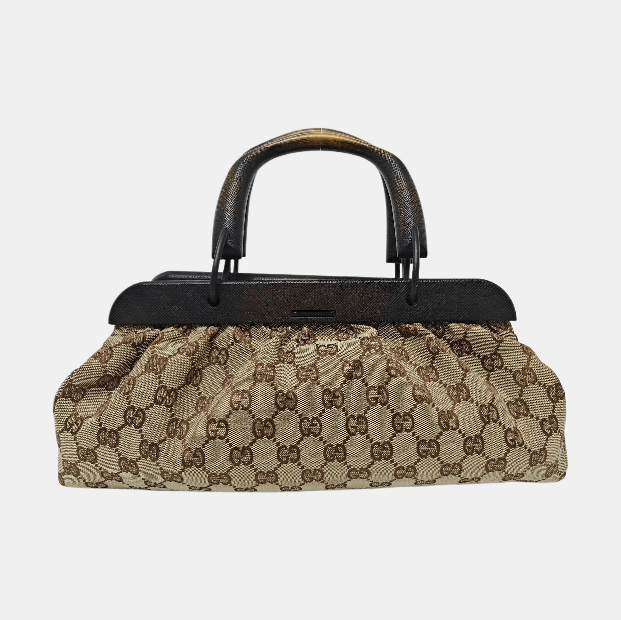 Monogram Canvas Tote Bag Beige