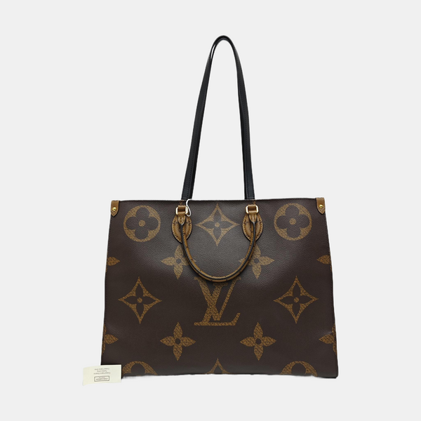 ONTHEGO GM Monogram Coated Canvas Brown