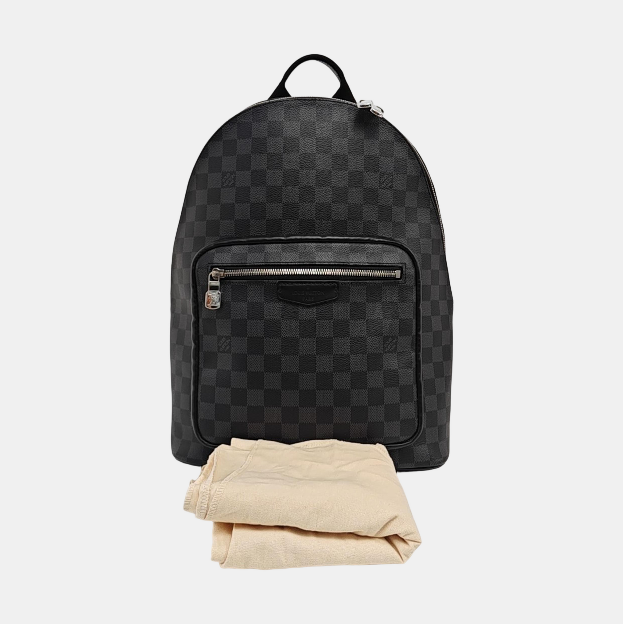 JOSH Damier Graphite Calfskin Gray