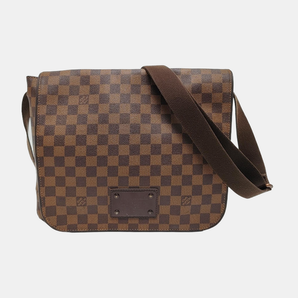 DISTRICT MM Damier Ebene Coated Canvas Brown