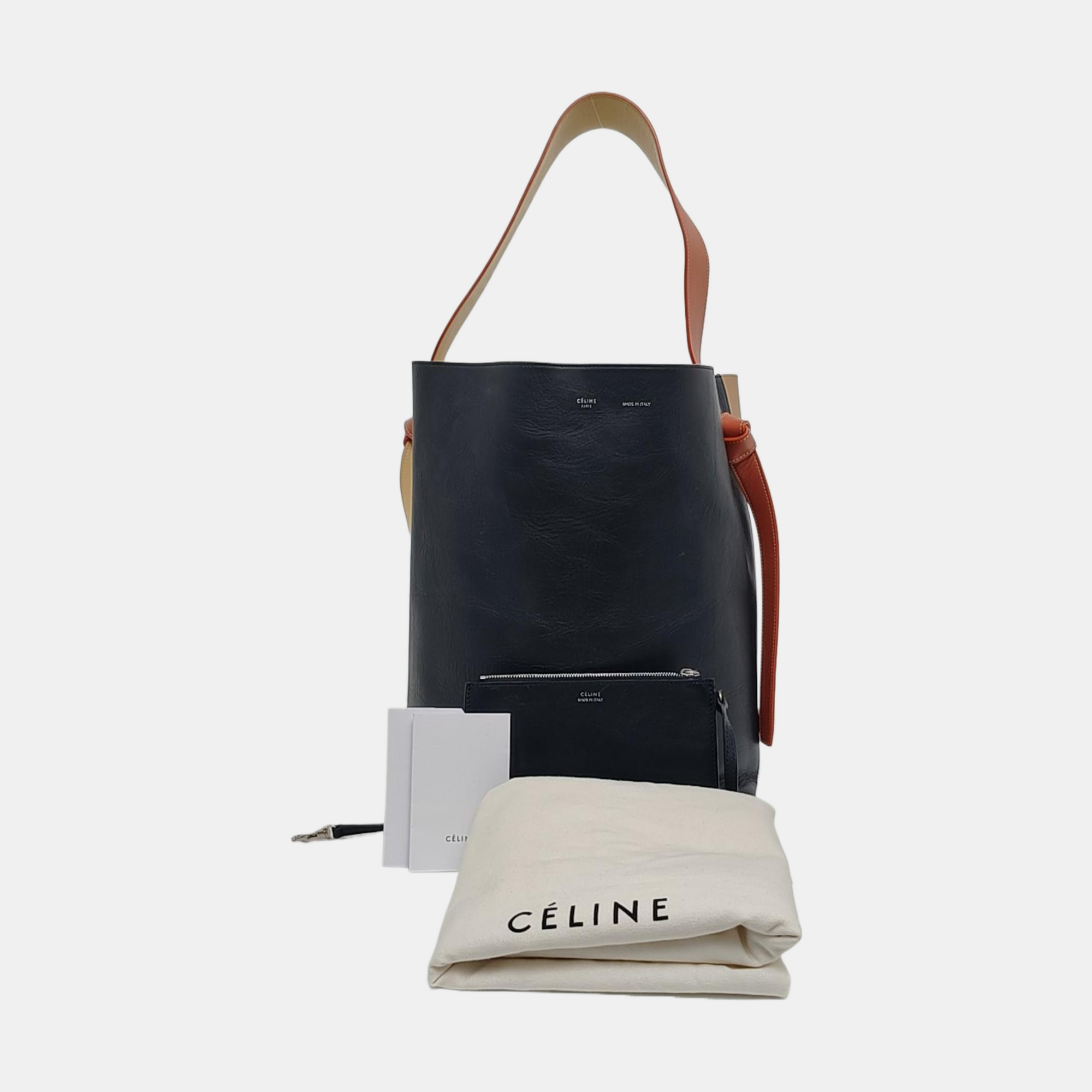 TWISTED CABAS Small Calfskin Blue