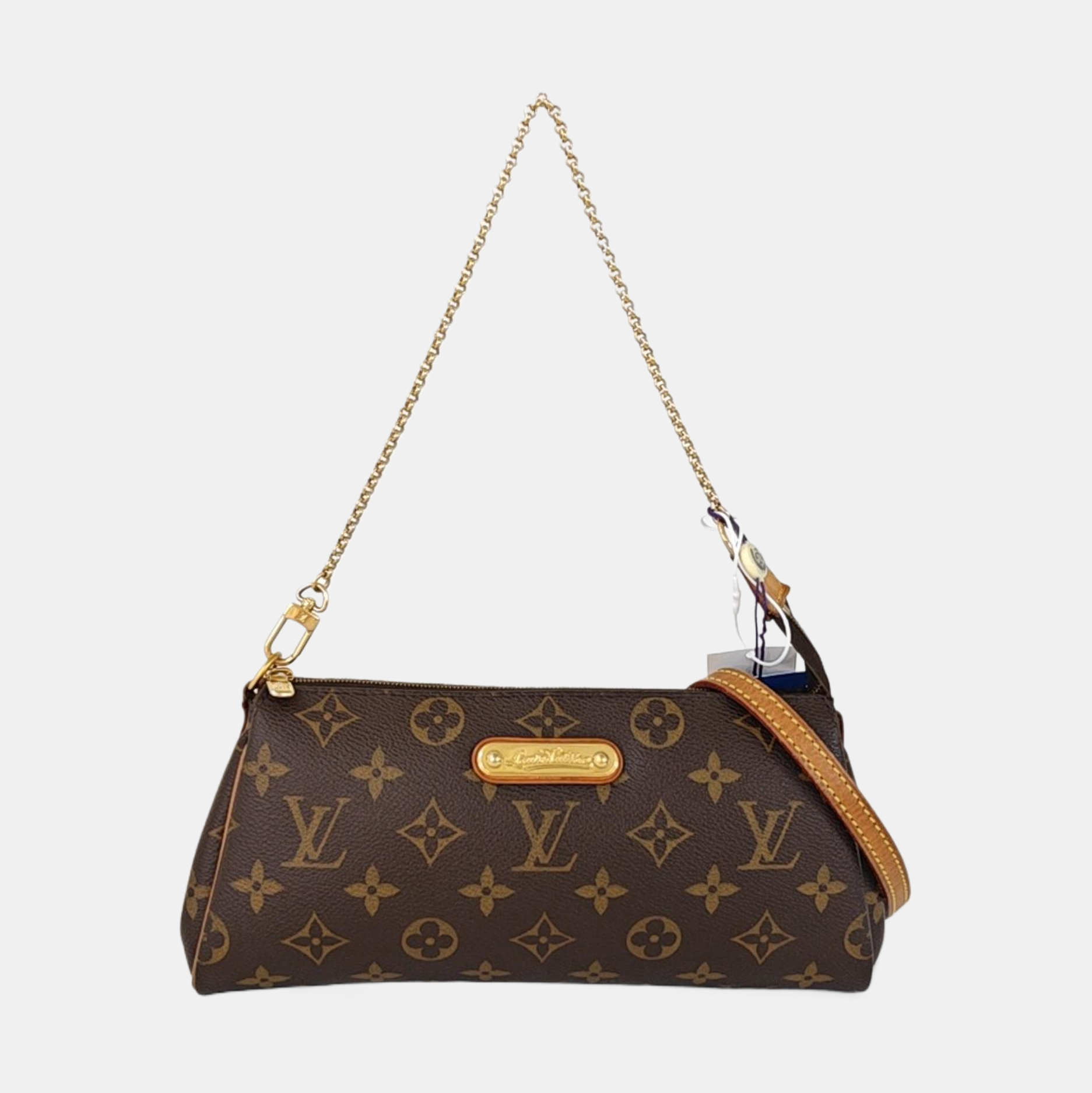 EVA Monogram Coated Canvas Brown