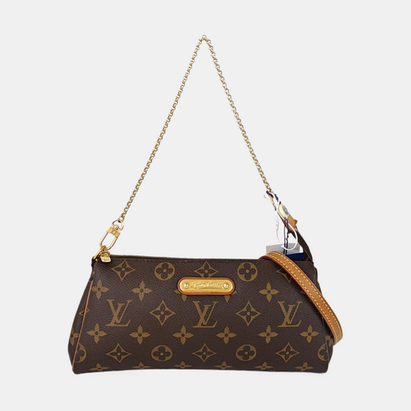 EVA Monogram Coated Canvas Brown