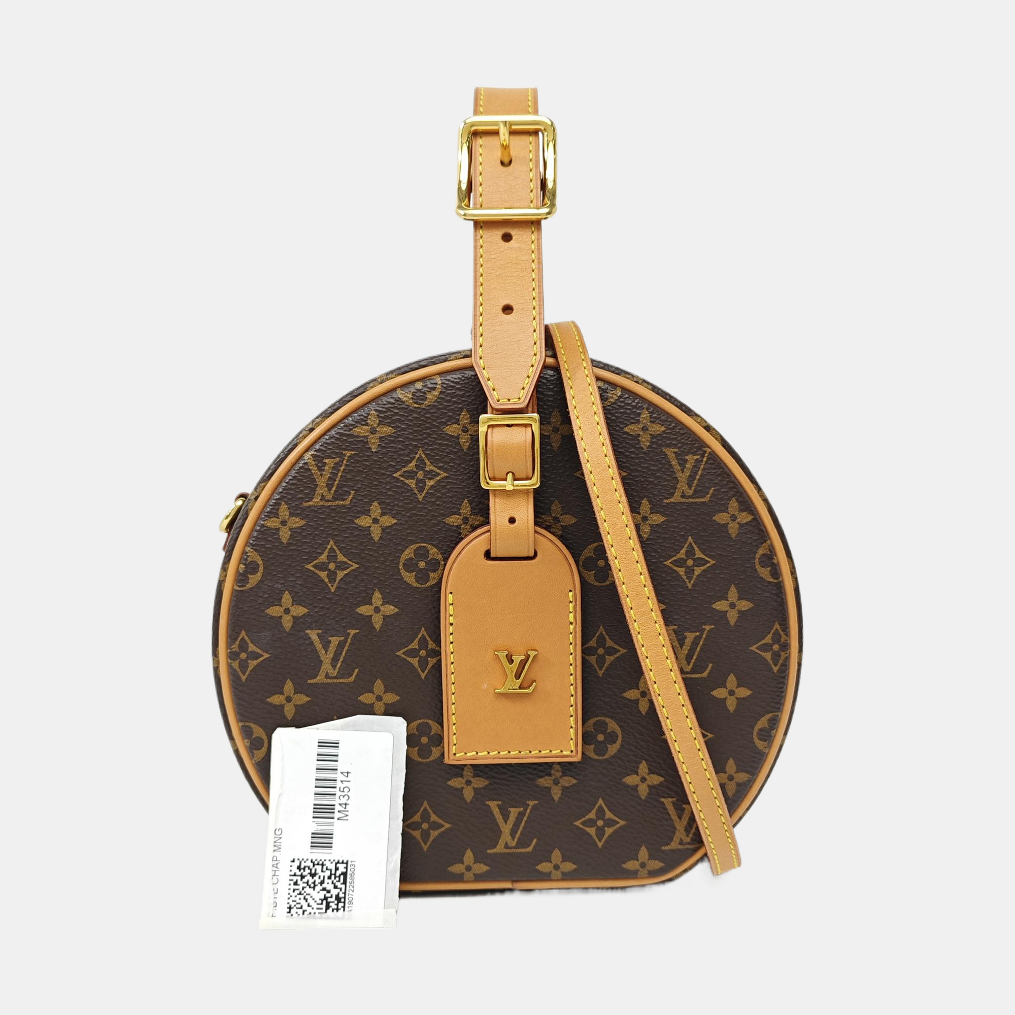 BOITE CHAPEAU PM Monogram Coated Canvas Brown