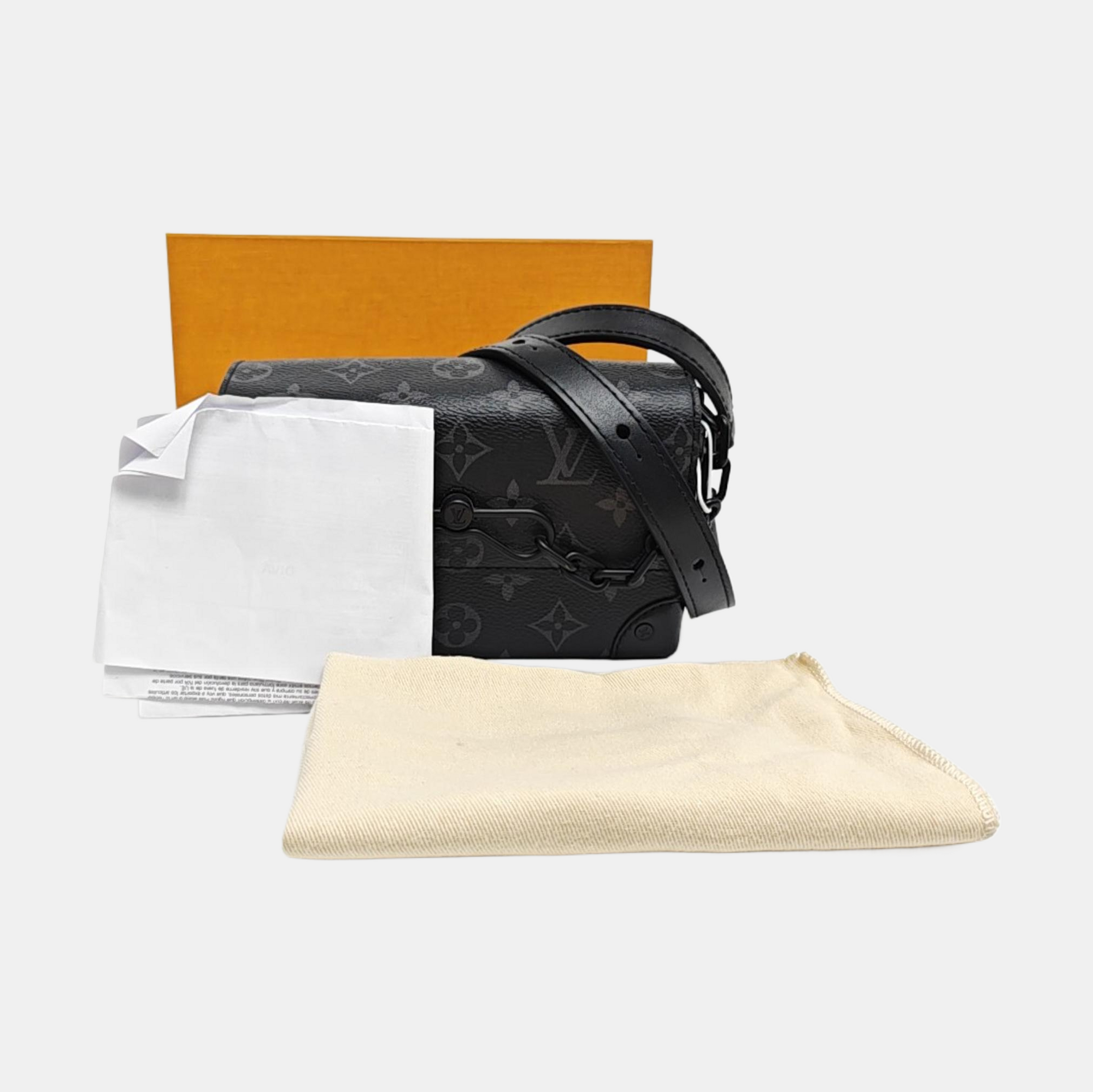 STEAMER Mini Monogram Coated Canvas Black