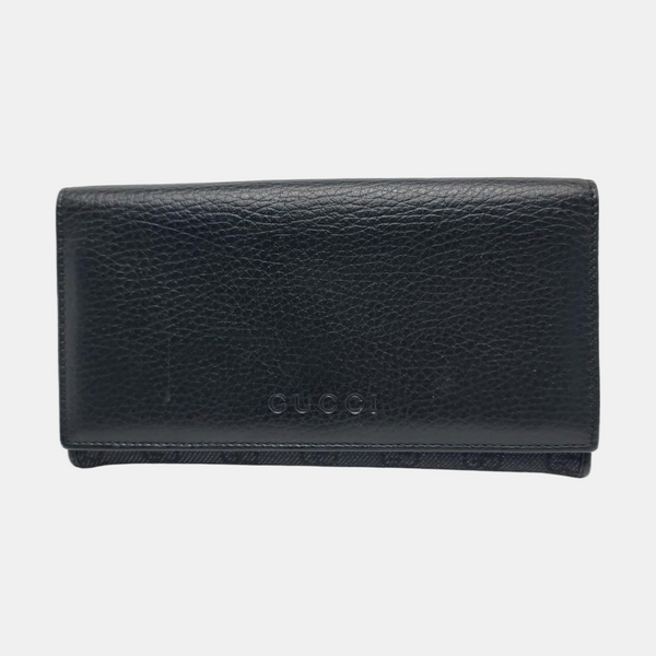 Swing Monogram Calfskin Black Wallet