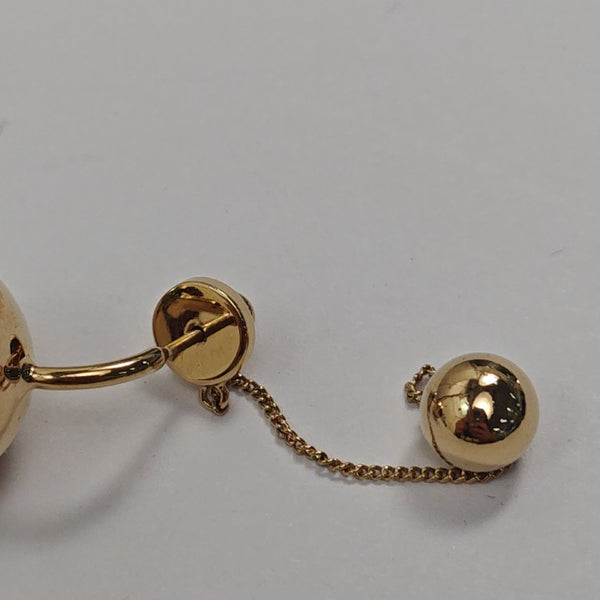 Dior Tribales Metal White Stud Earrings