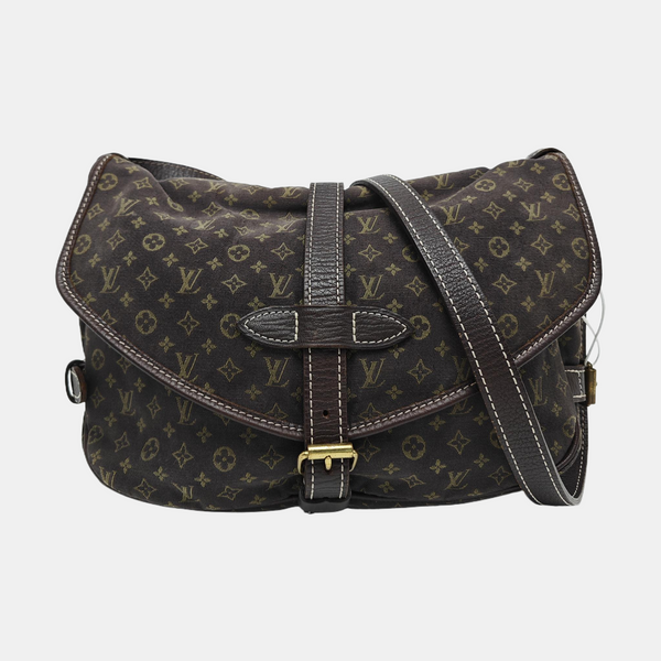 SAUMUR 28 Monogram Canvas Brown