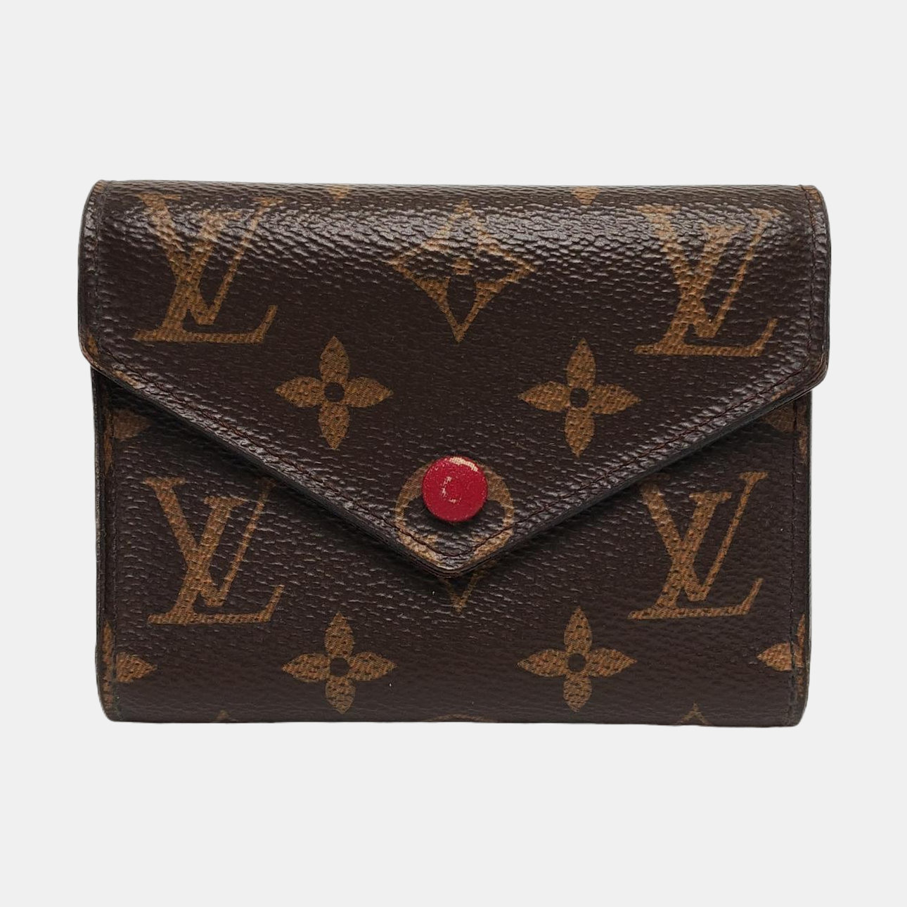 VICTORINE Monogram Coated Canvas Brown Wallet