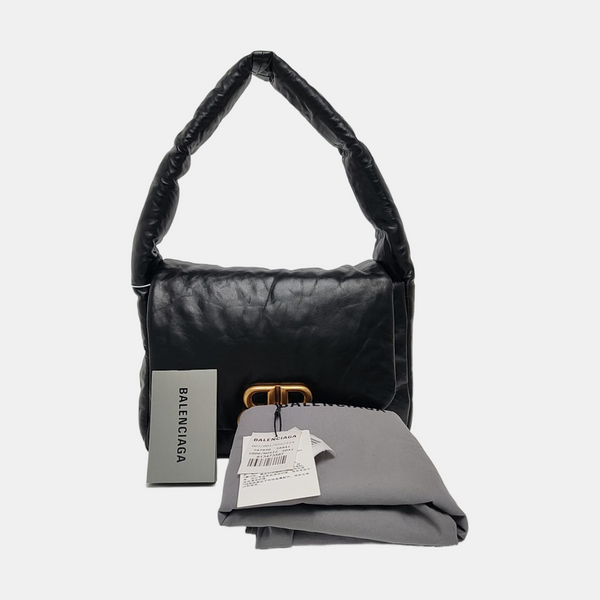 Monaco Small Calfskin Black