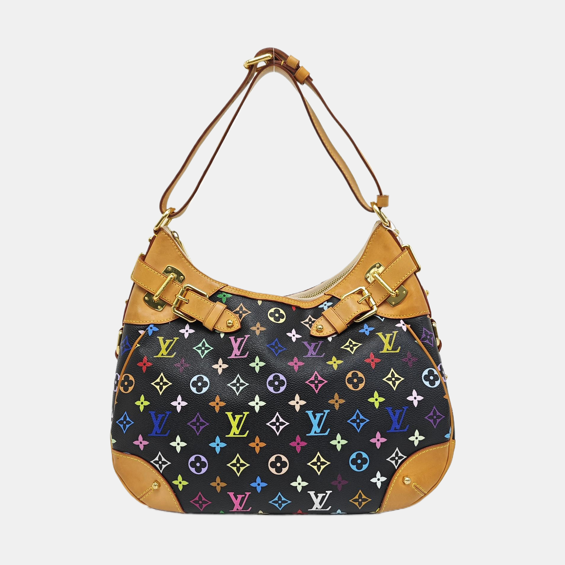 LV × TM GRETA Monogram Coated Canvas Black