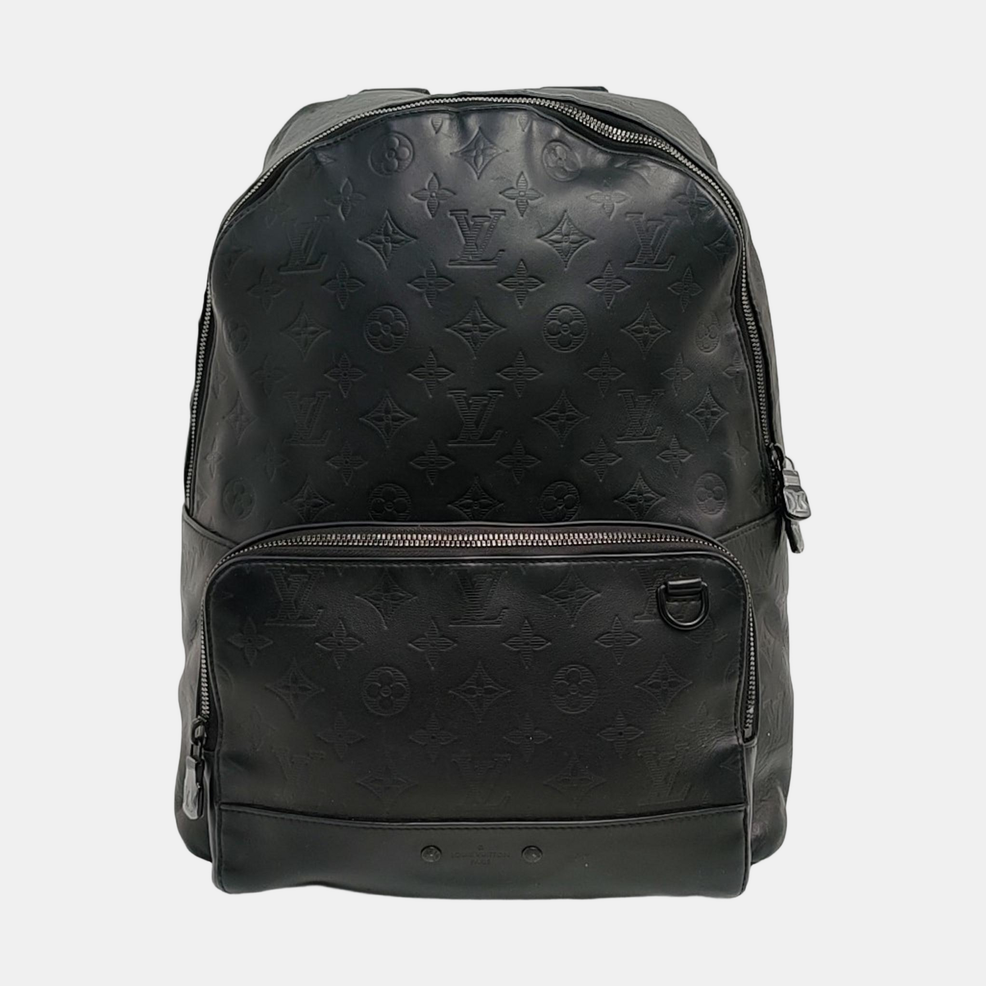 RACER Monogram Calfskin Black