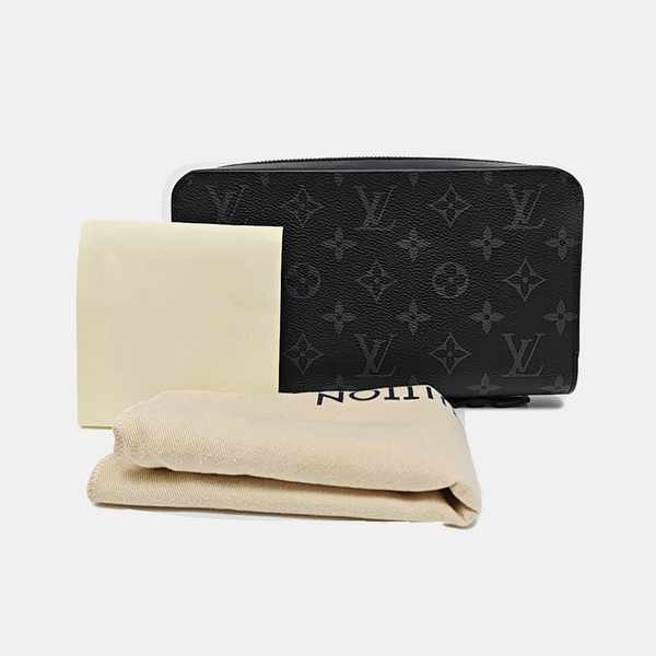 TROUSSE TOILETTE Monogram Coated Canvas Black