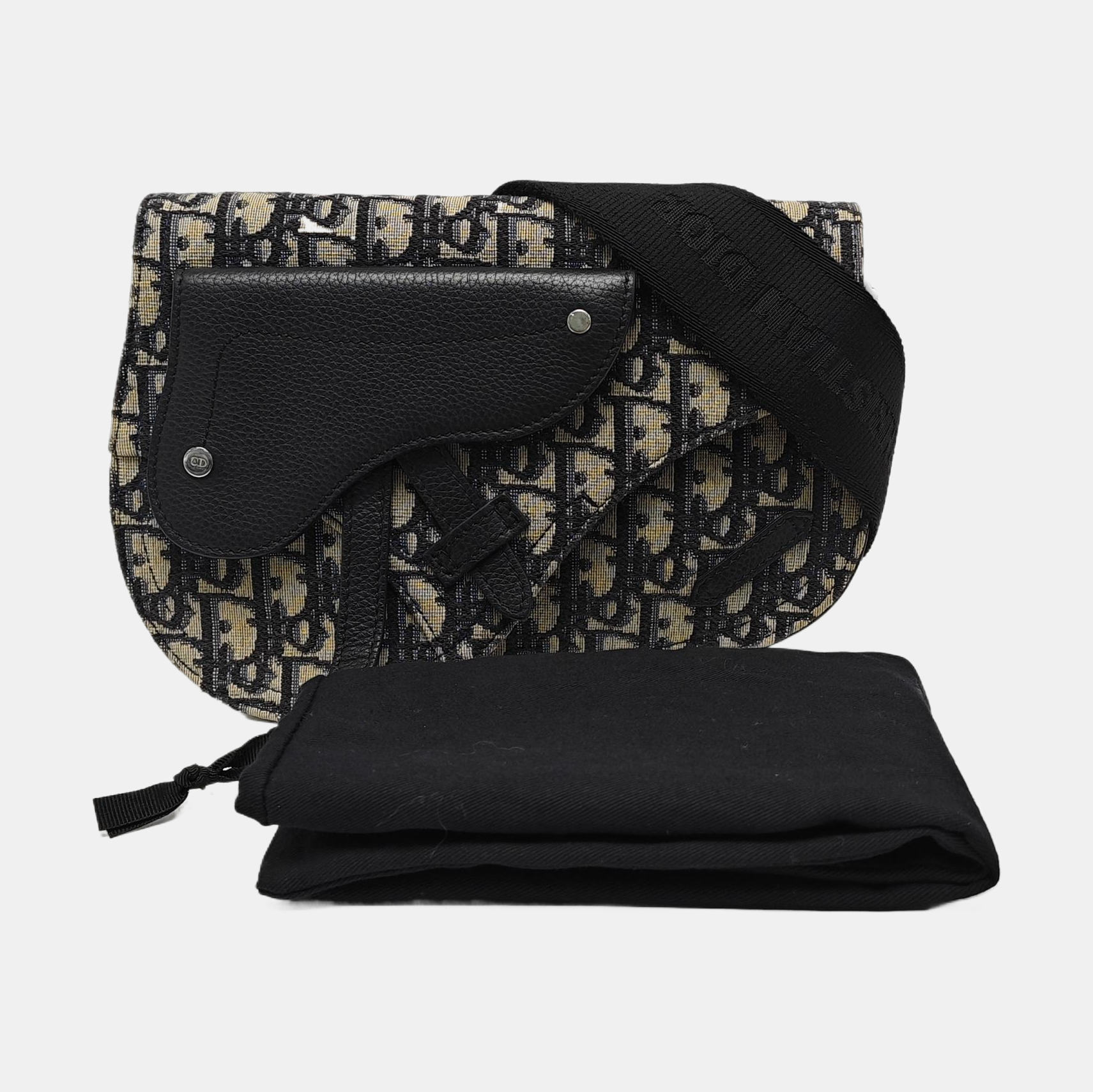 Saddle Monogram Canvas Azul