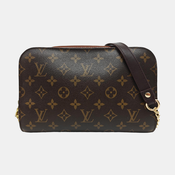 ORSAY Monogram Coated Canvas Brown