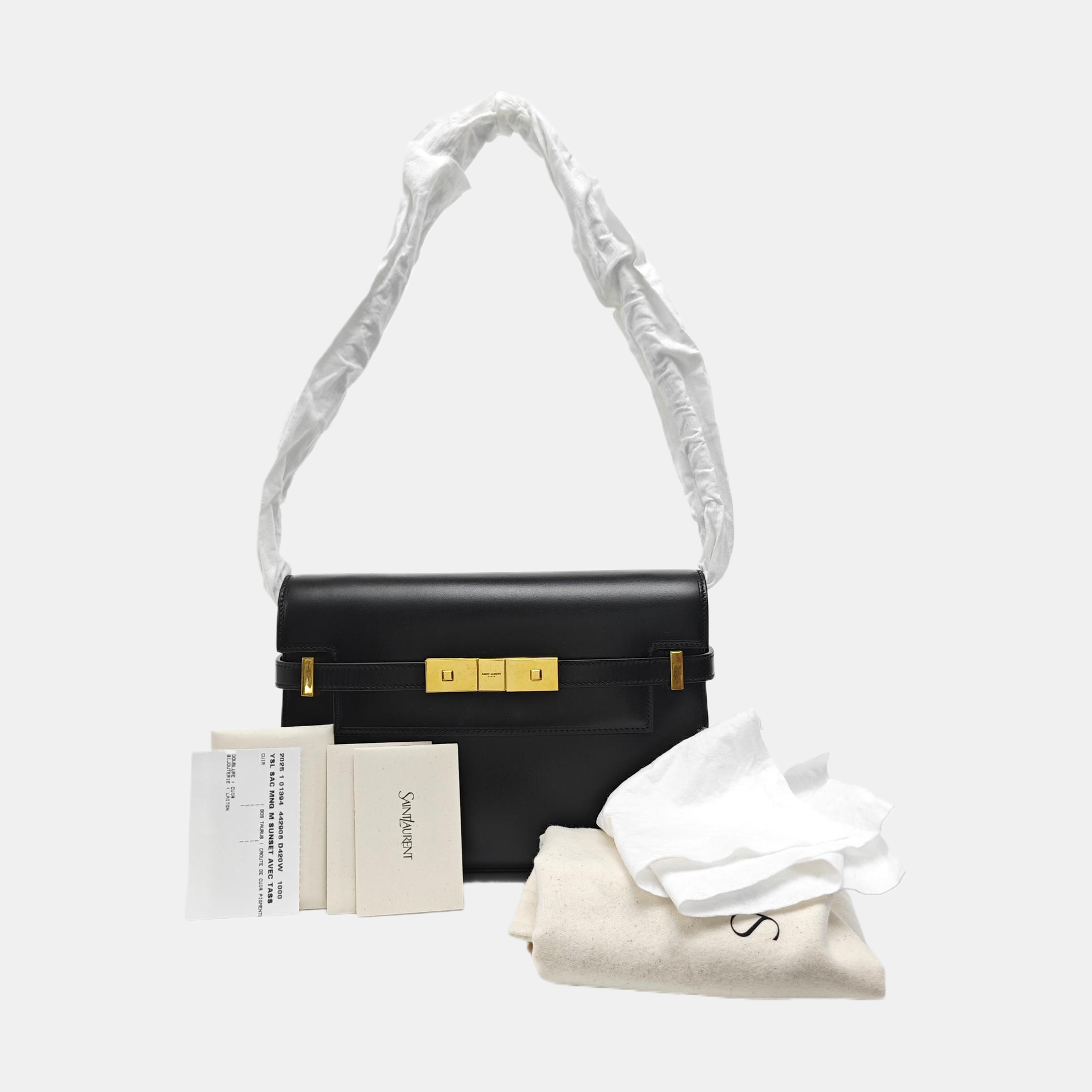 MANHATTAN Small Calfskin Black