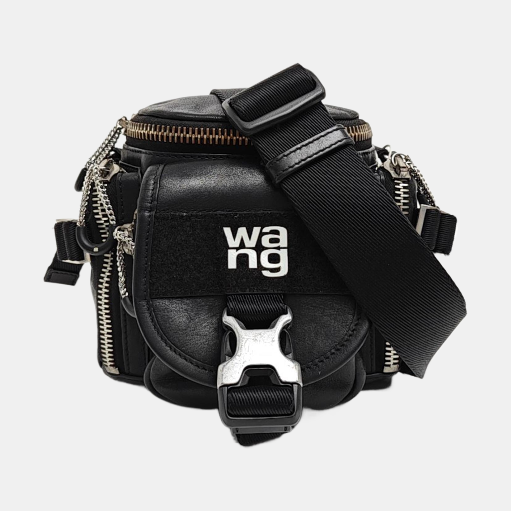 Calfskin Shoulder Bag Black