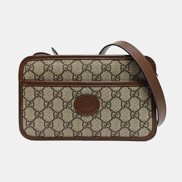 Bree Monogram Coated Canvas Beige