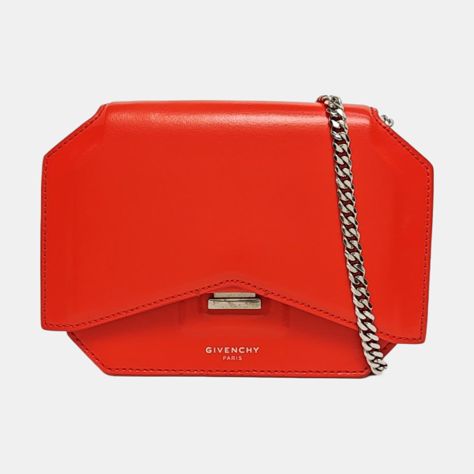 Calfskin Shoulder Bag Red