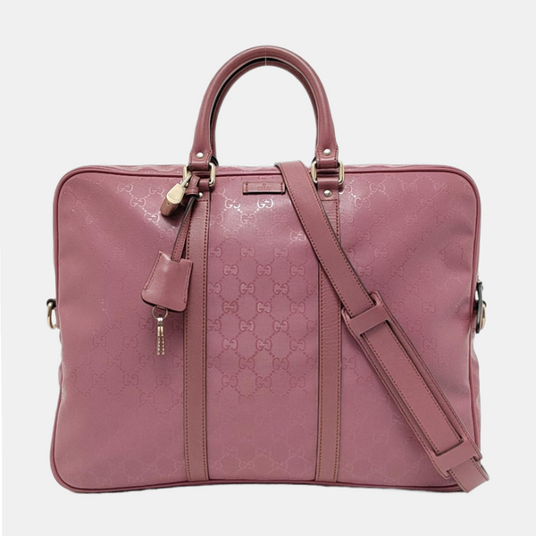 Signature Monogram Coated Canvas Pink