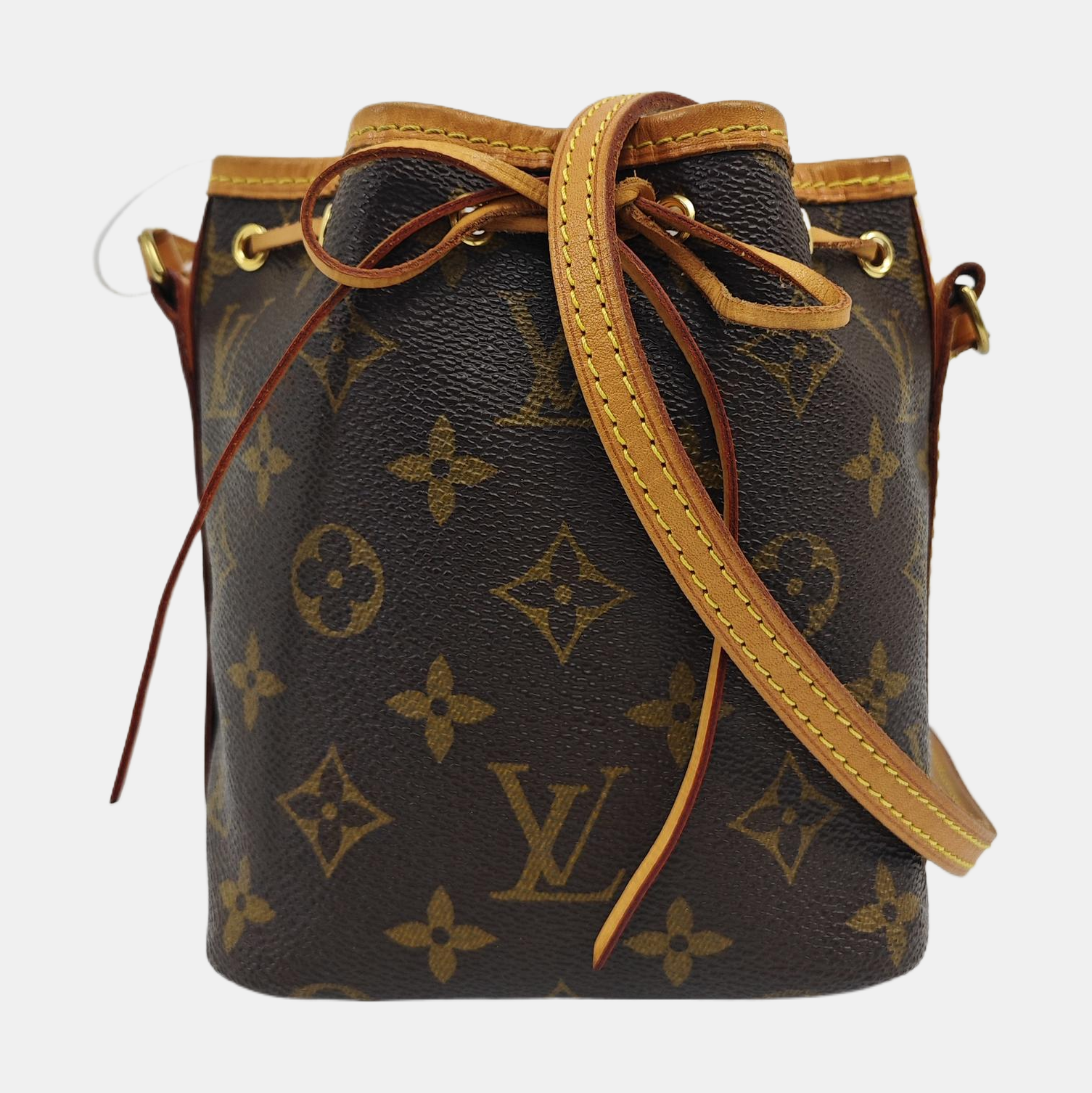 NÉONOÉ Nano Monogram Coated Canvas Brown