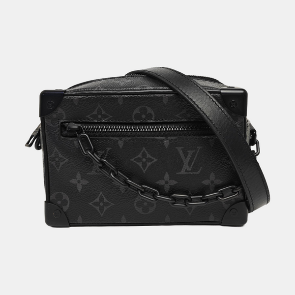 SOFT TRUNK Mini Monogram Coated Canvas Black