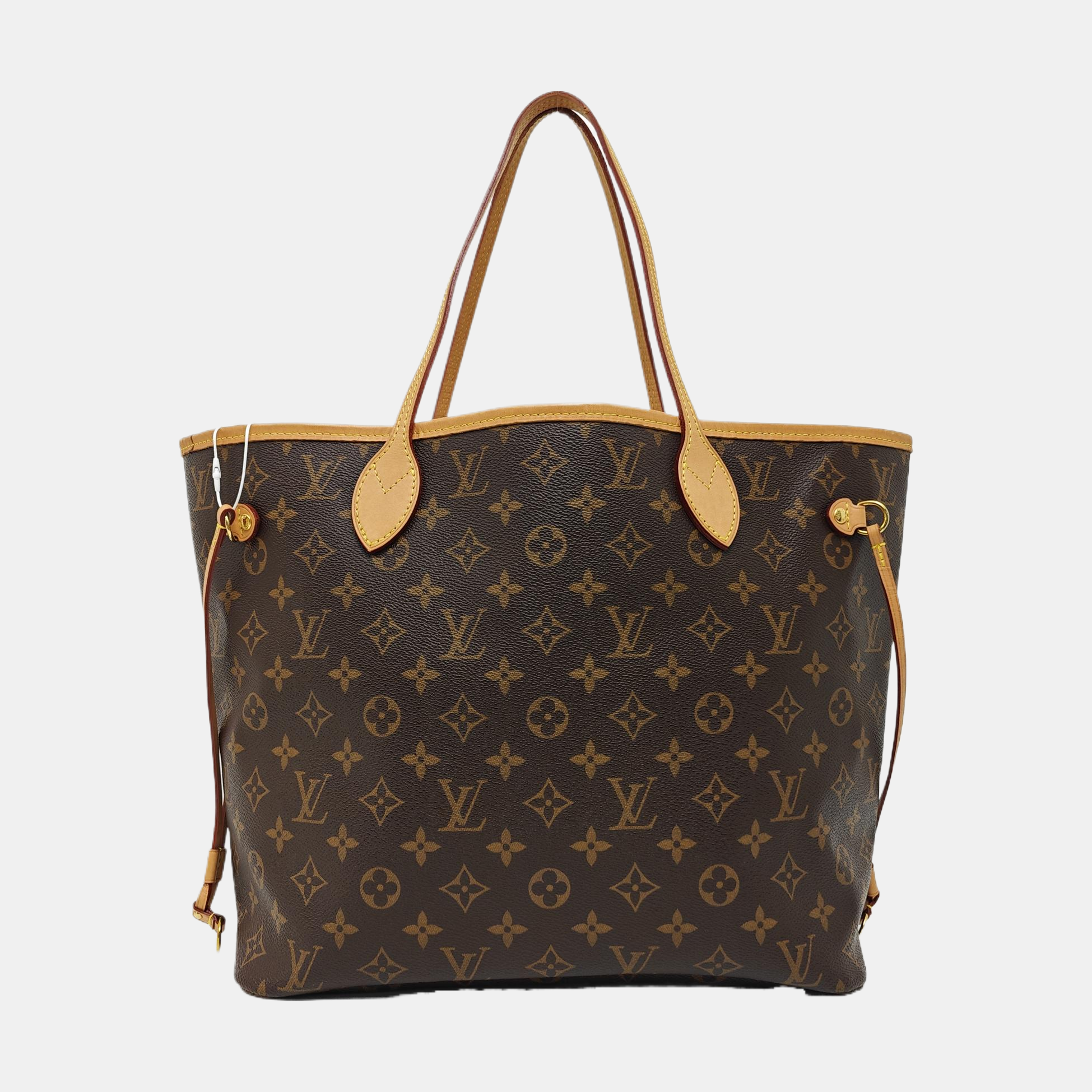 NEVERFULL MM Monogram Coated Canvas Brown