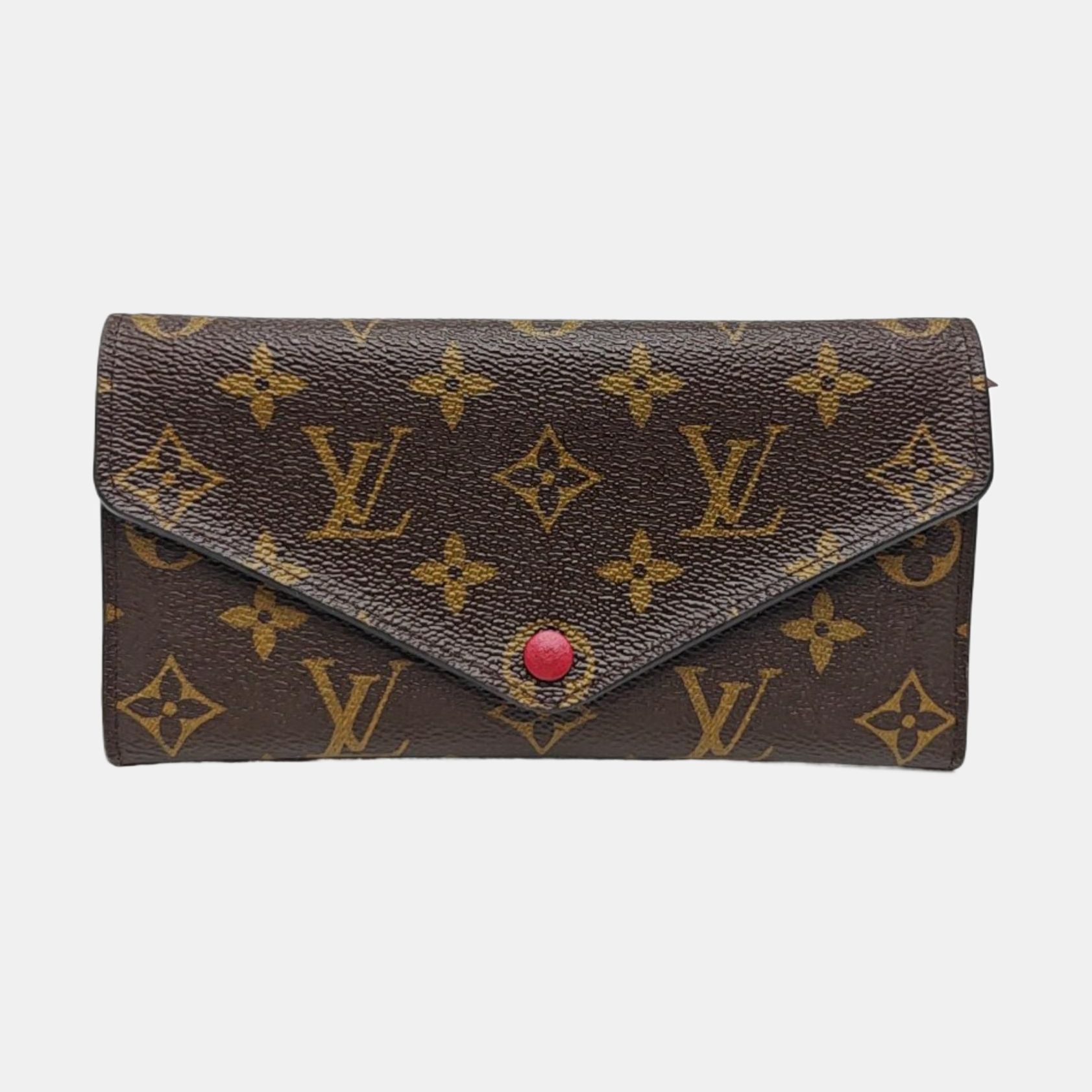 JOSÉPHINE Monogram Coated Canvas Brown Wallet