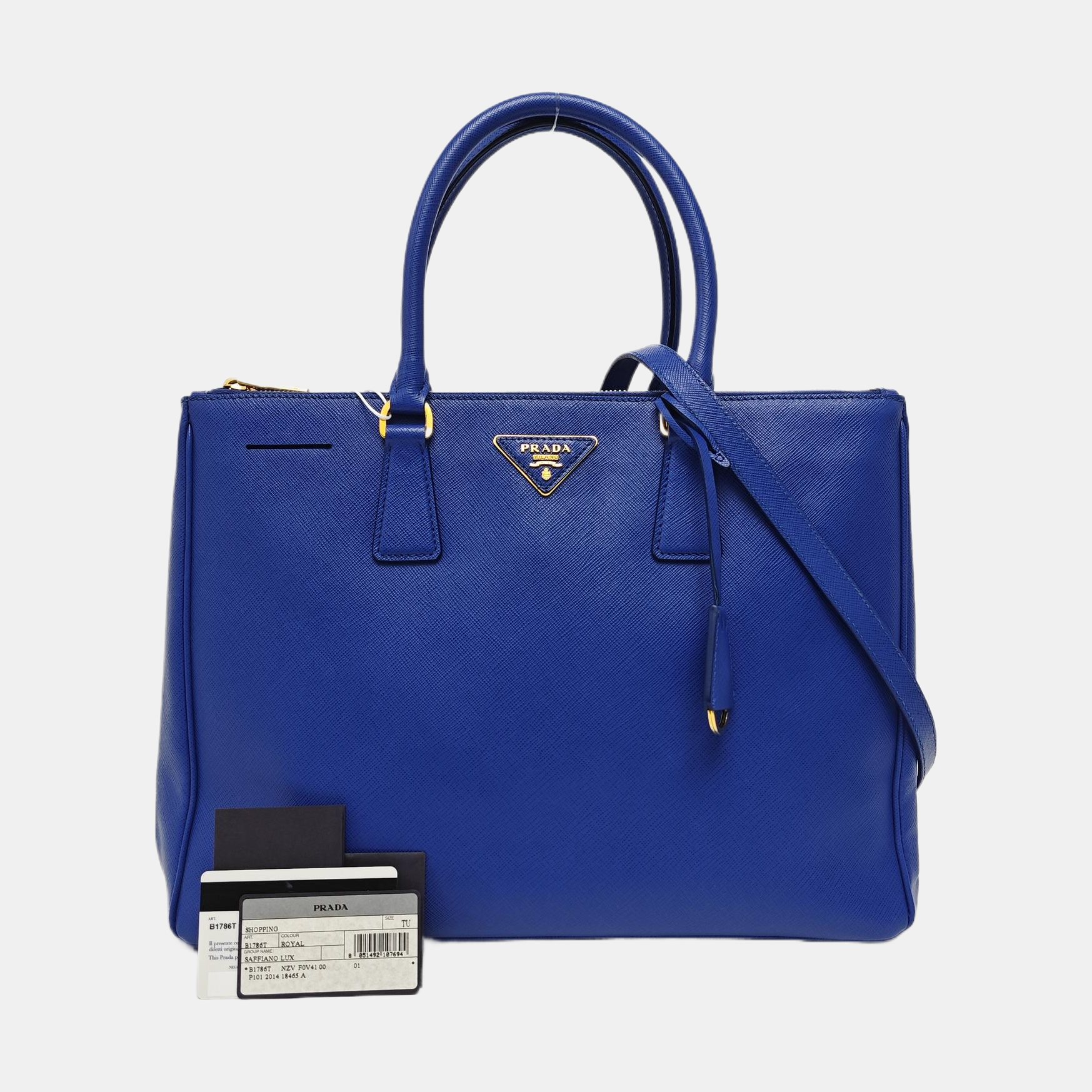 Galleria Saffiano Calfskin Blue