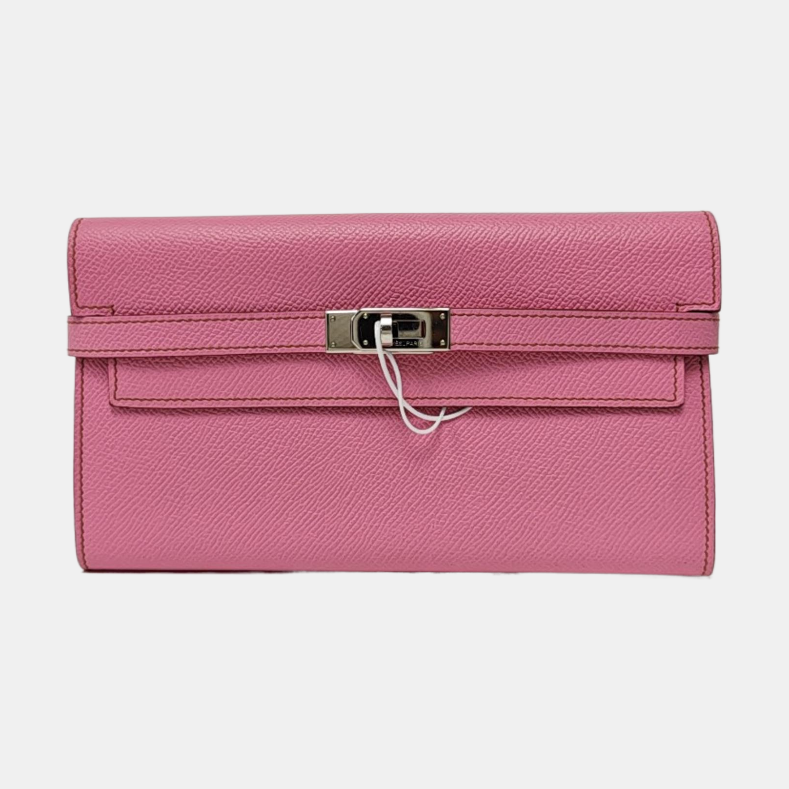 Authenticated pre-owned  Kelly Epsom Pink Wallet - Wallet at Looply