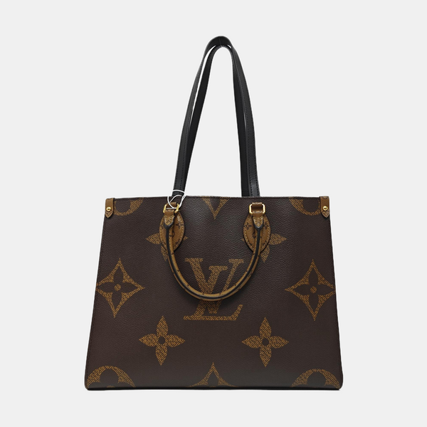 ONTHEGO MM Monogram Coated Canvas Brown