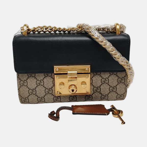 Padlock Small Monogram Coated Canvas Multicolor