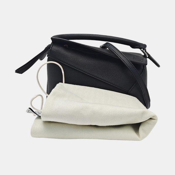 Puzzle Mini Calfskin Black