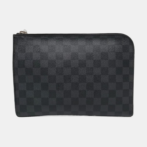 JOUR PM Damier Graphite Coated Canvas Gray