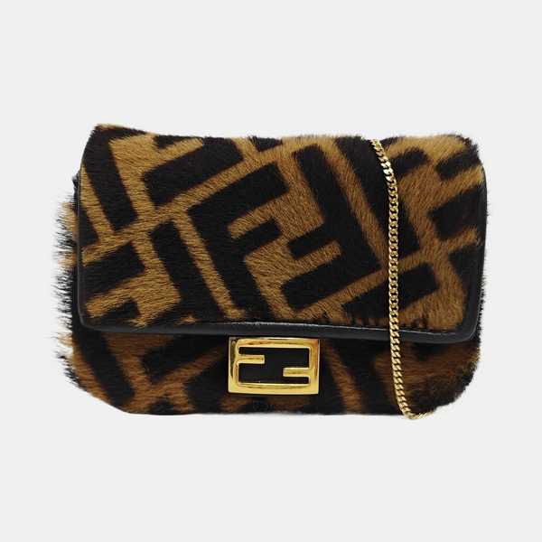 Baguette Nano Calfskin Multicolor