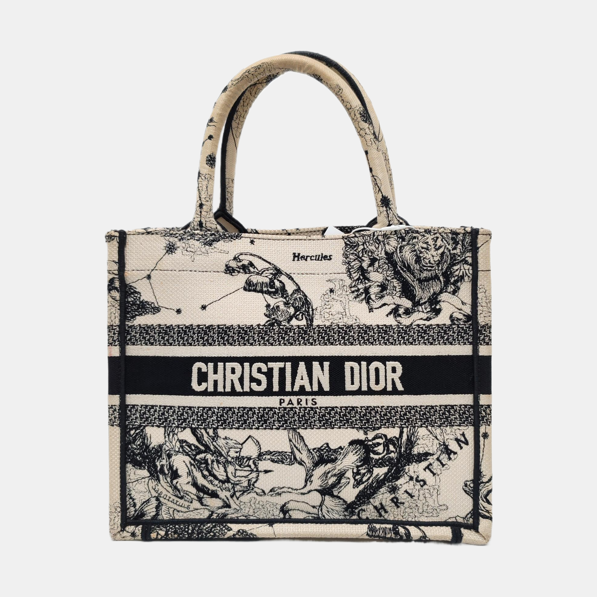 Book Tote Small Canvas White