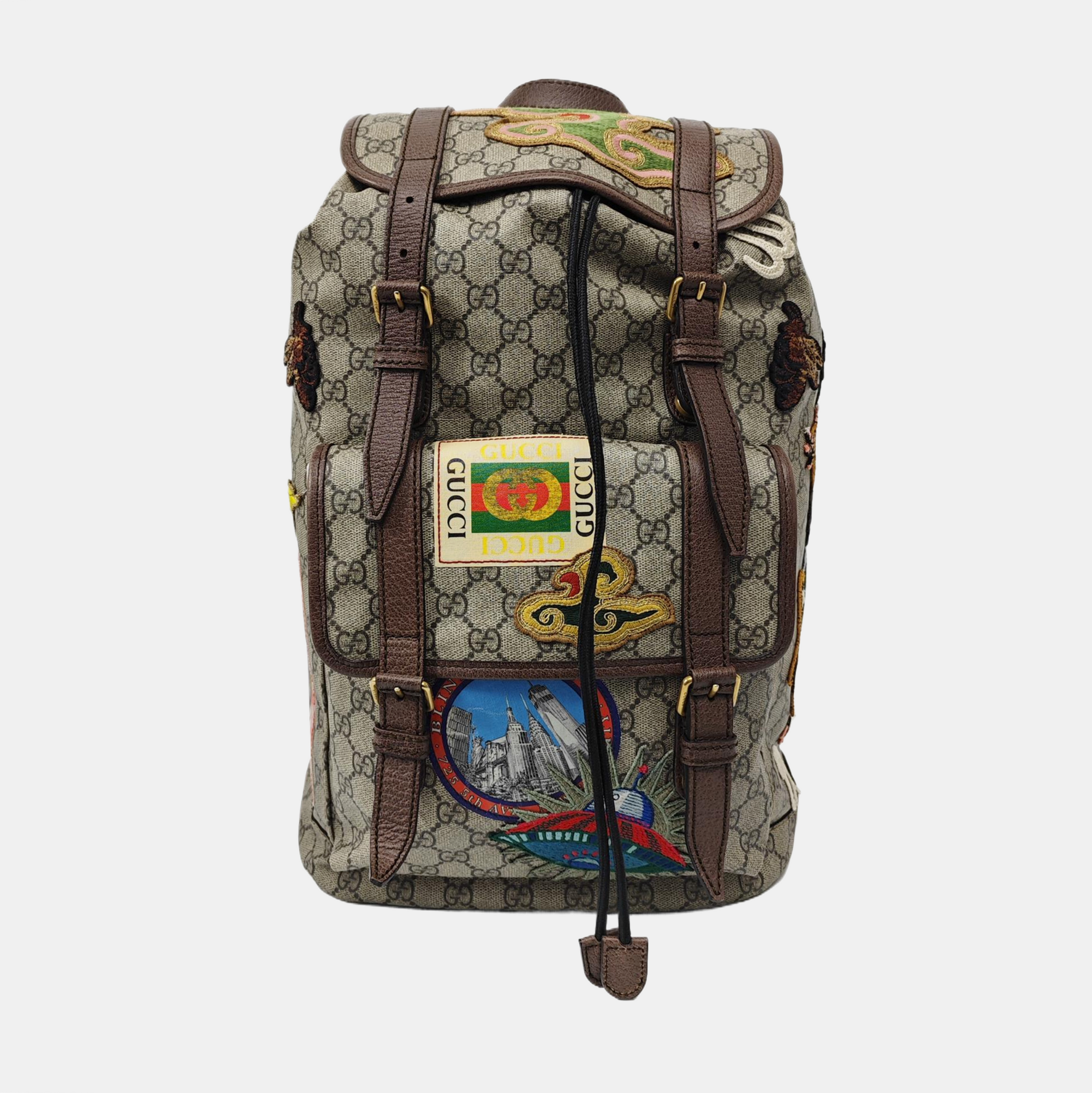Courrier Monogram Coated Canvas Beige