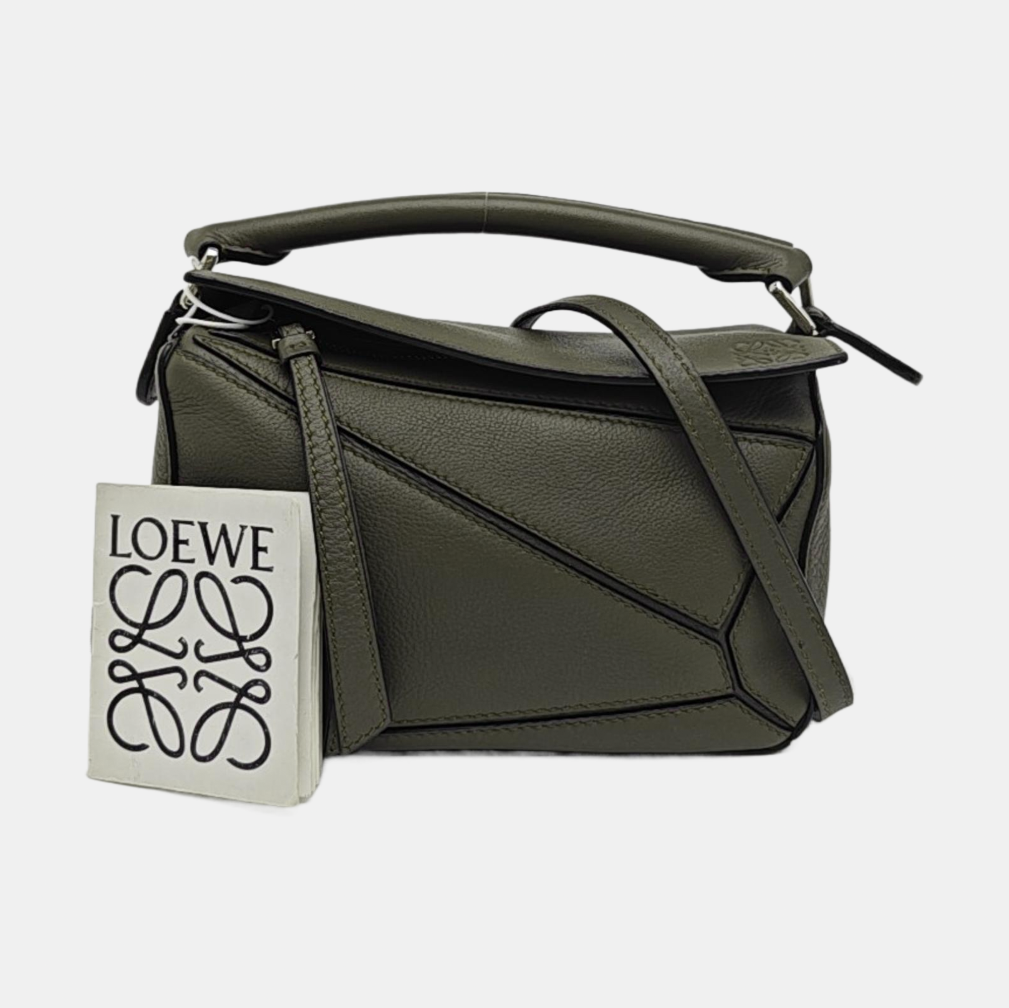 Puzzle Mini Calfskin Green
