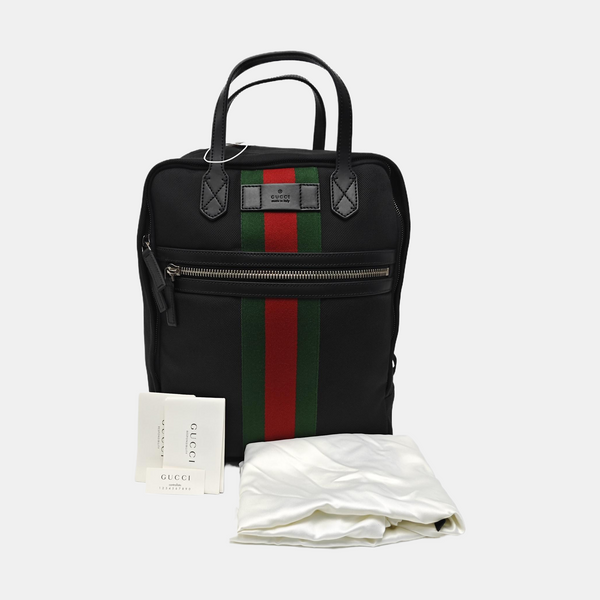 Canvas Backpack Black