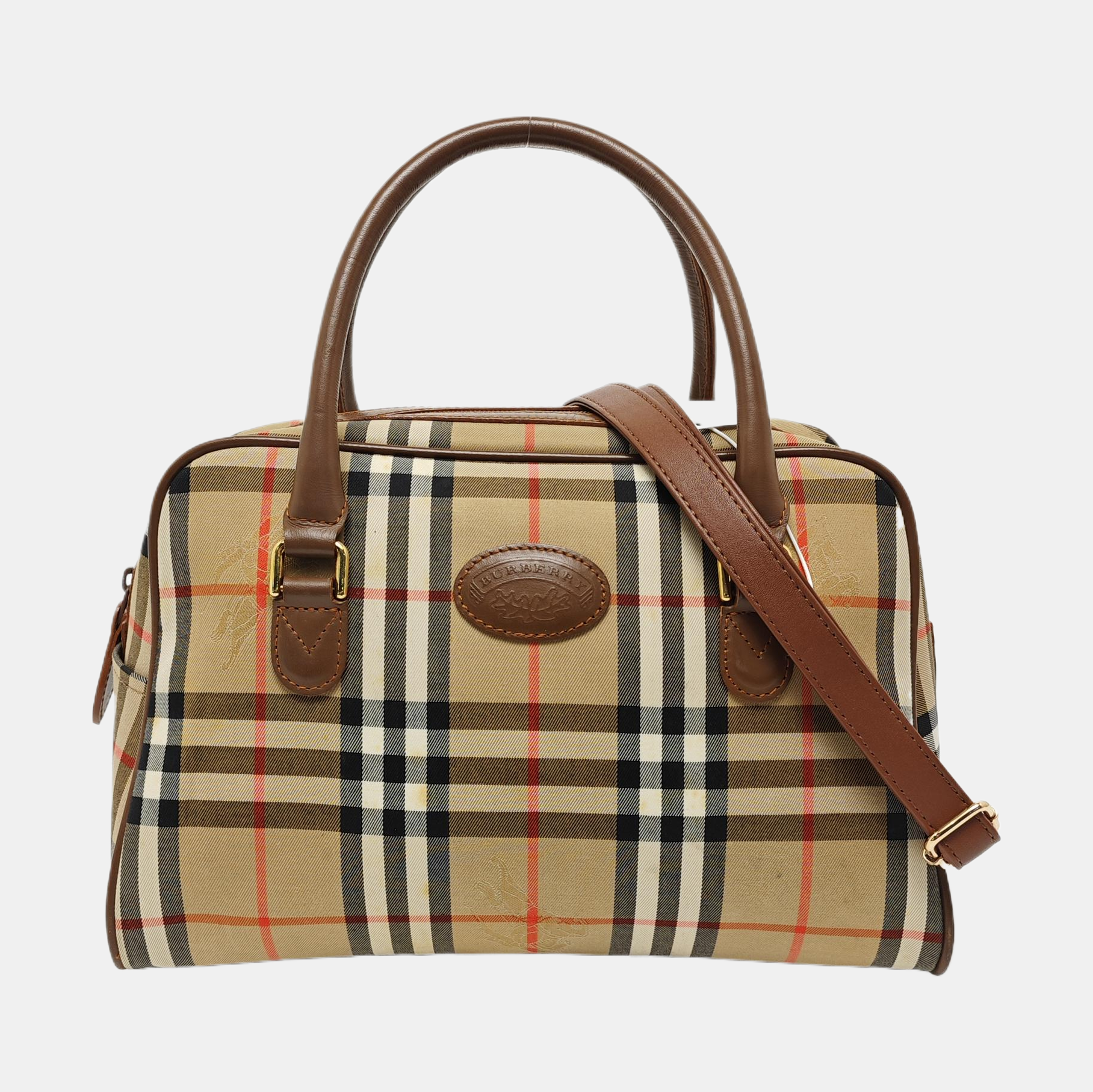 Canvas Top Handle Bag Beige