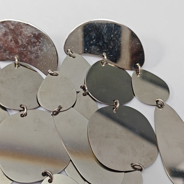 Metal Silver Stud Earrings