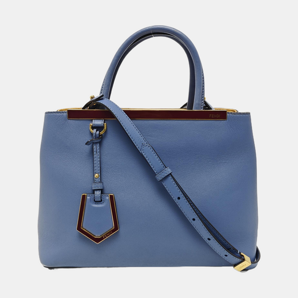 2 Jours Small Calfskin Blue