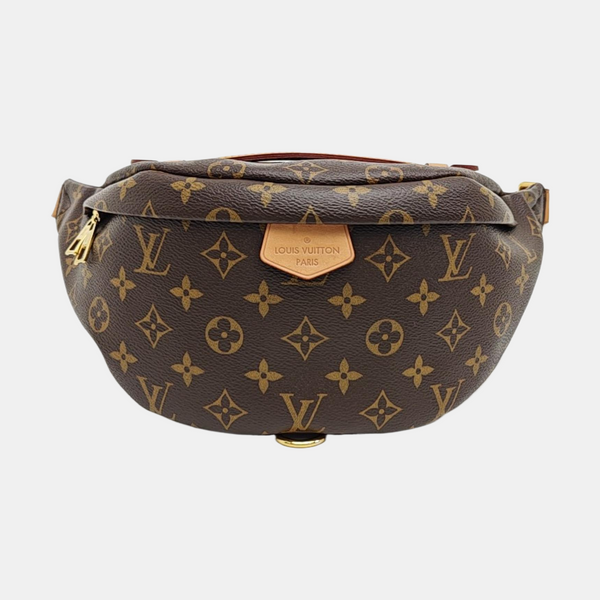 BUMBAG Monogram Coated Canvas Brown
