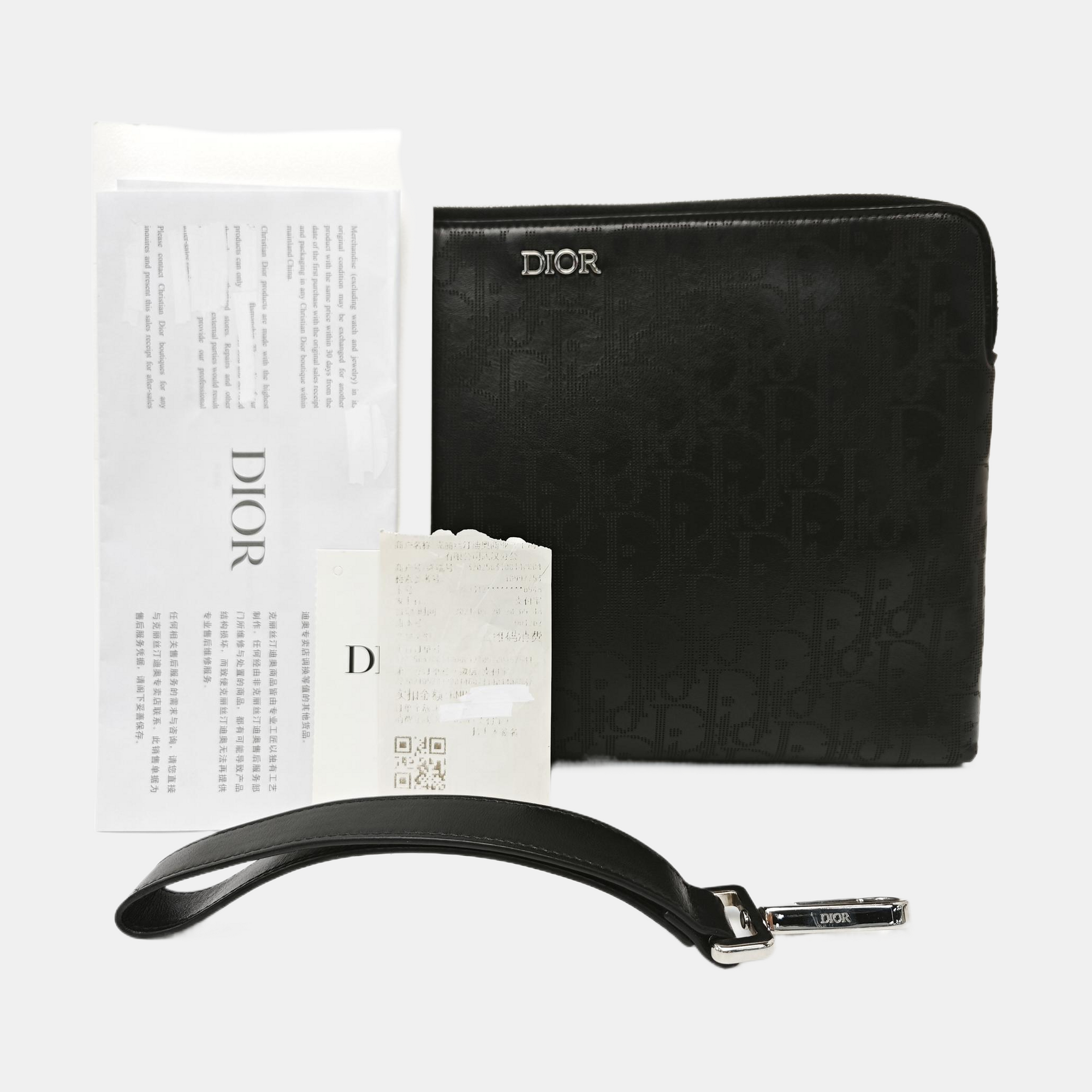 Calfskin Clutch Black