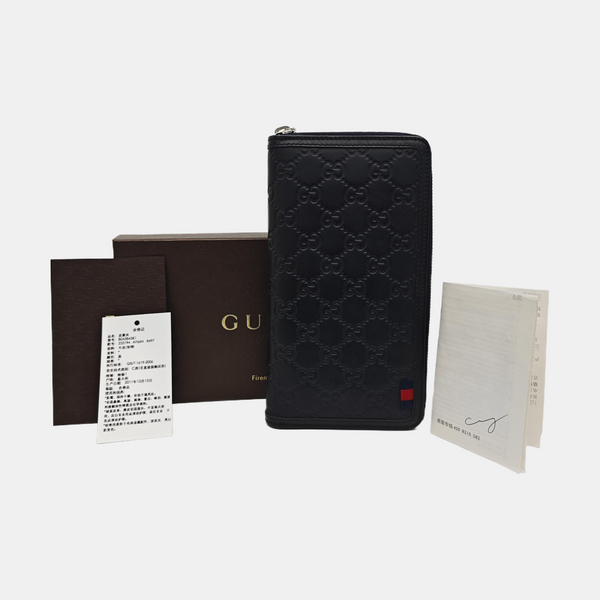 Monogram Calfskin Wallet Blue