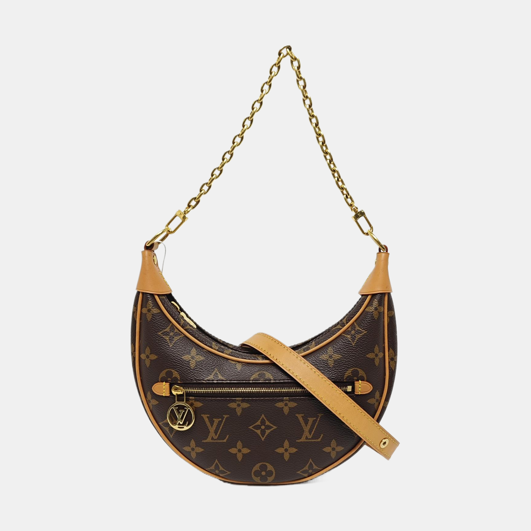 LOOP Monogram Coated Canvas Brown