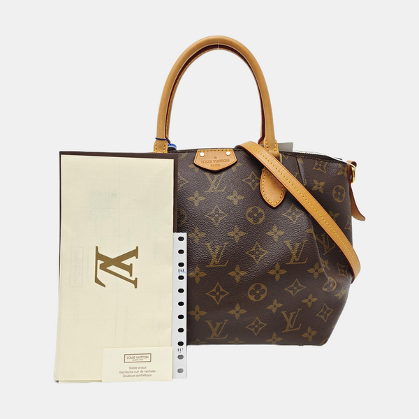 TURENNE Monogram Coated Canvas Brown