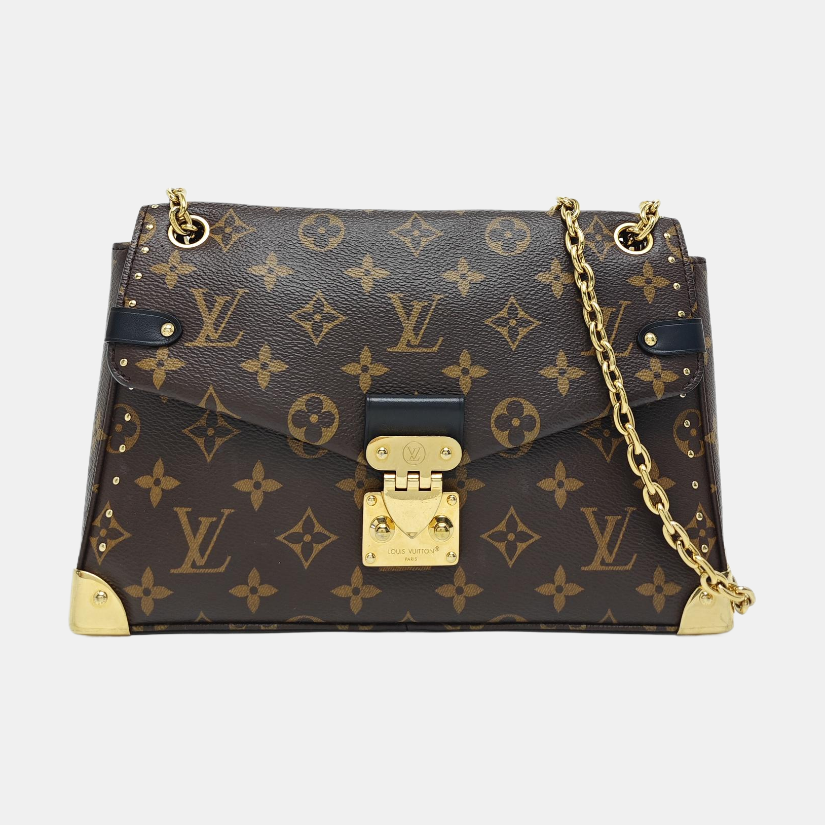 TRUNKIE Monogram Coated Canvas Brown