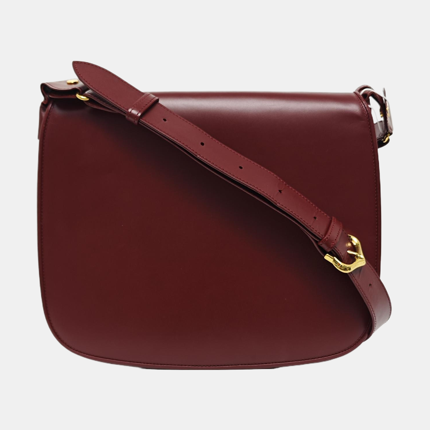 Calfskin Shoulder Bag Red