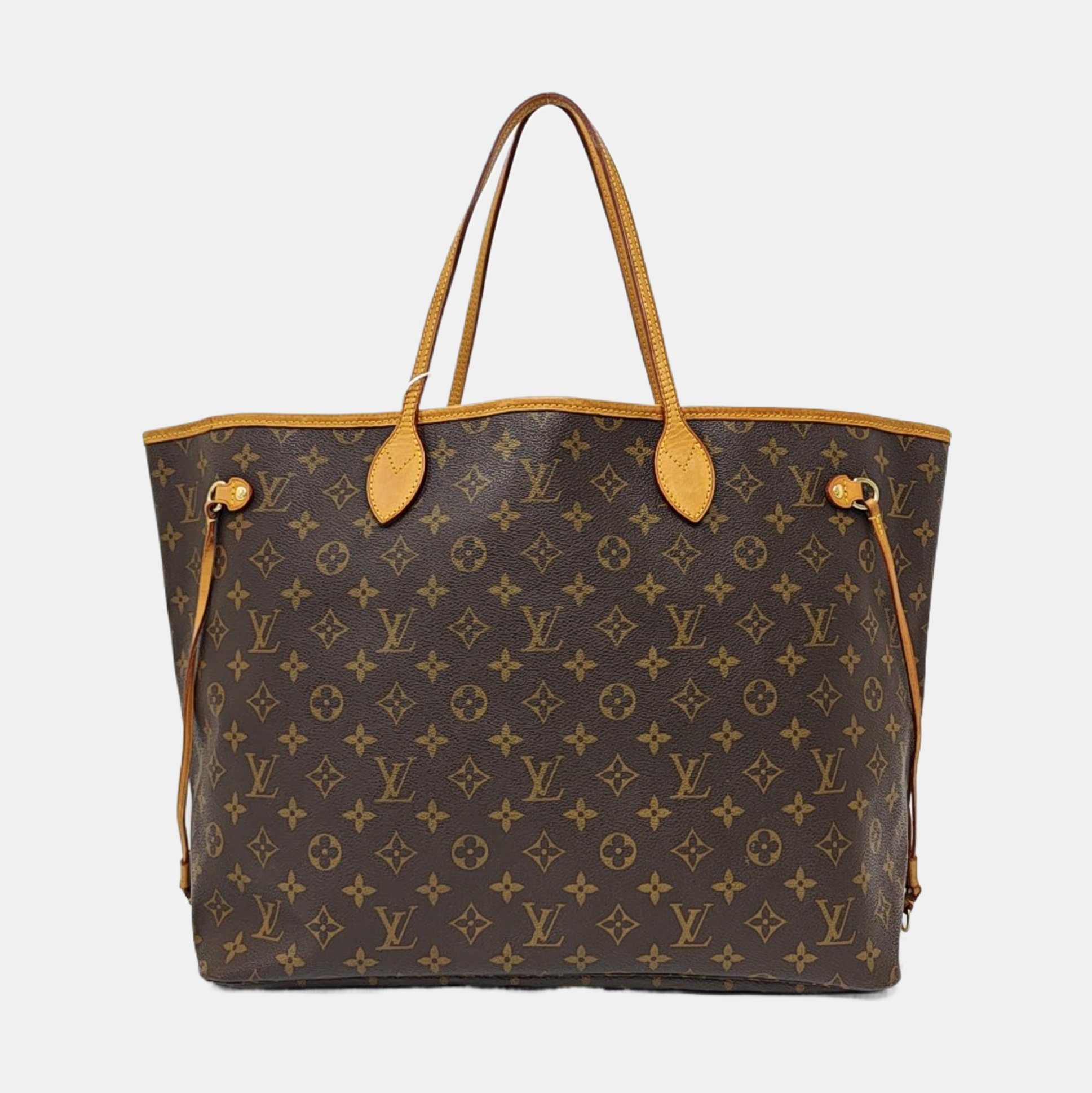 NEVERFULL GM Monogram Coated Canvas Brown